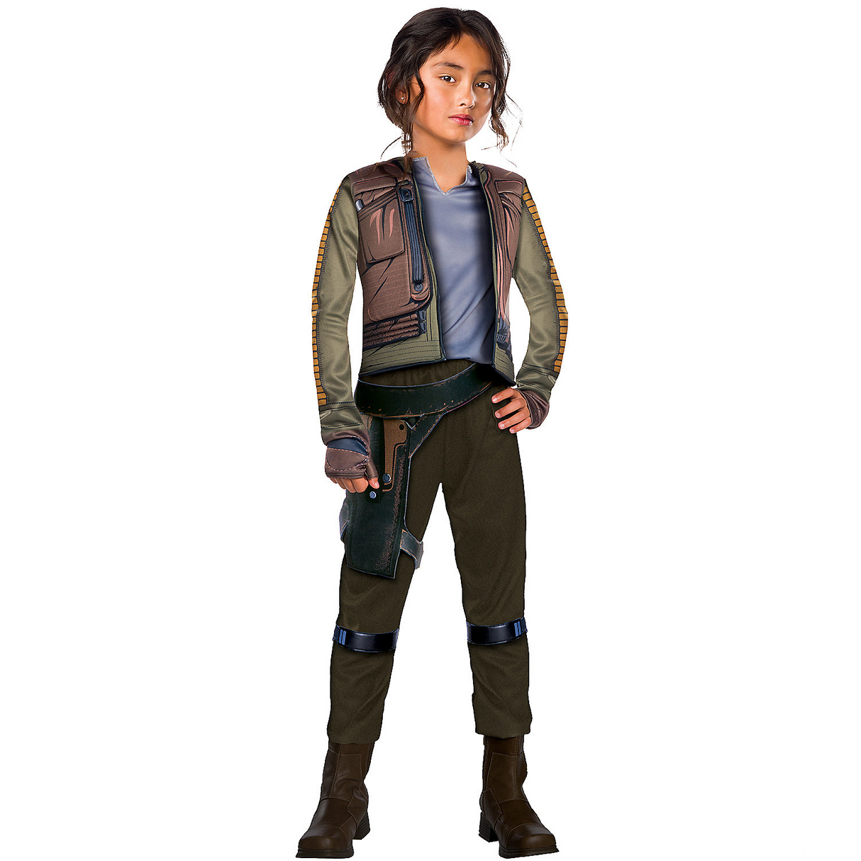 Deluxe Jyn Erso Child Costume for Star Wars Themed Parties and Halloween Events