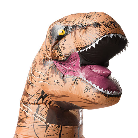 Jurassic World T Rex Inflatable Costume with Sound for Halloween Parties and Themed Events