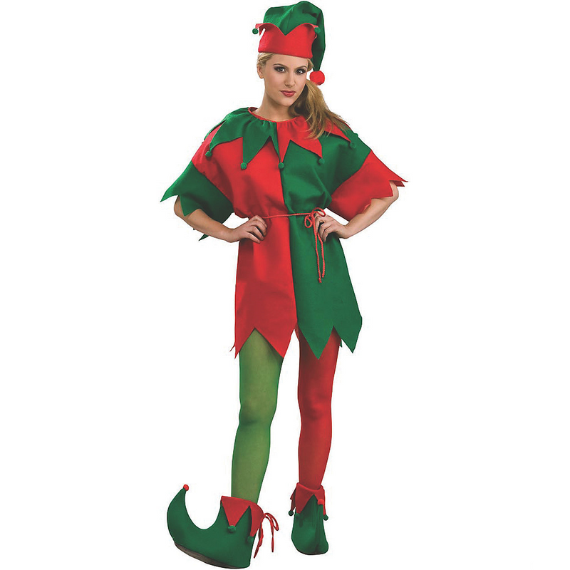 Colorful Elf Tights for Christmas Parties Holiday Events and Festive Parades