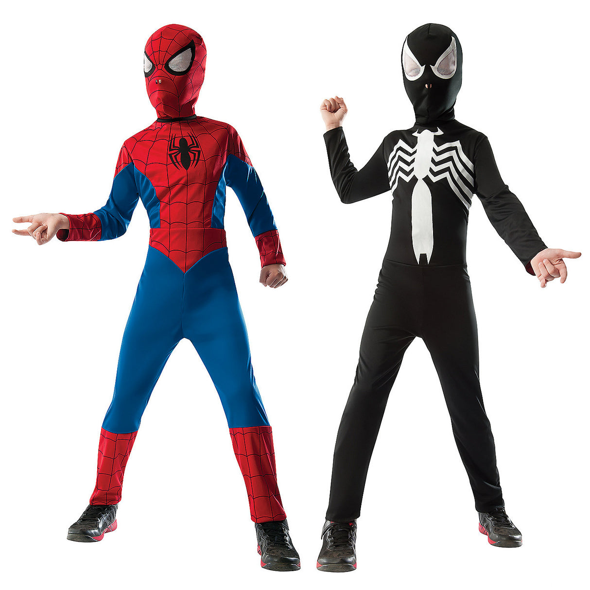 Versatile Spiderman Reversible Child Costume for Halloween Parties and Superhero Dress Up Adventures