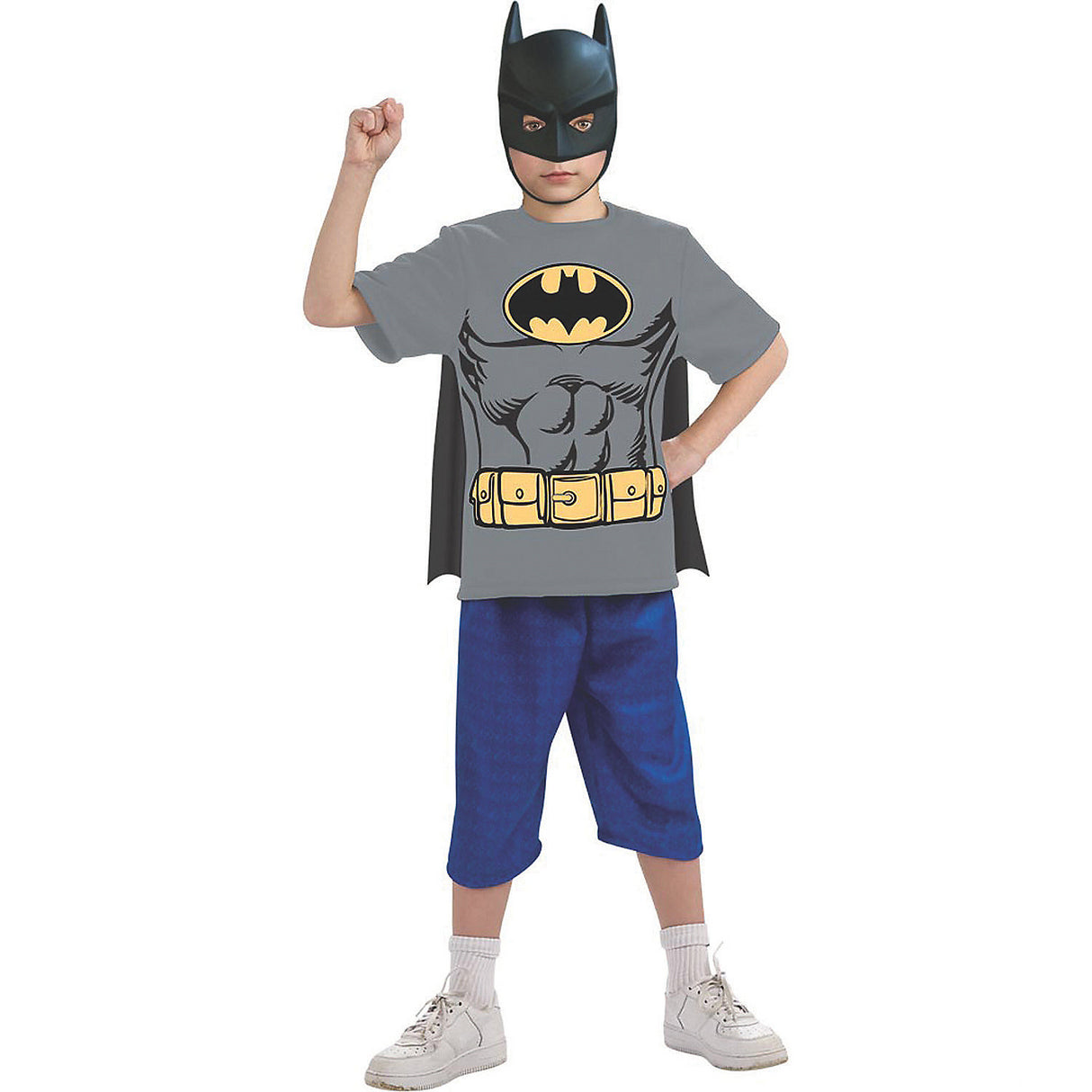 Boy's Batman Costume Shirt for Halloween Parties Trick or Treating and Superhero Dress Up