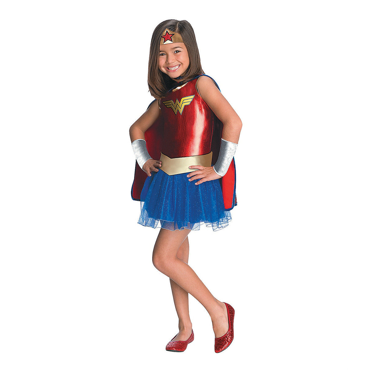 Wonder Woman Tutu Costume for Kids for Halloween Parties and Dress-Up Events