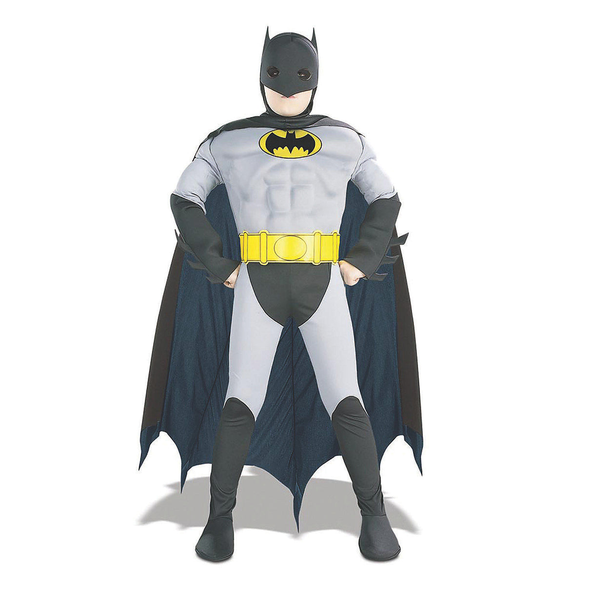 Batman Muscle Chest Costume for Boys for Halloween Parties and Superhero Adventures