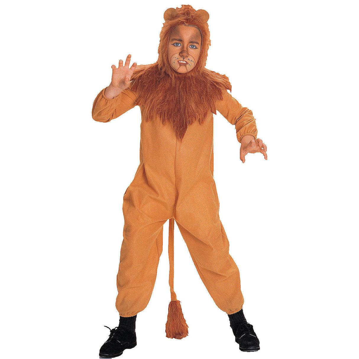 Boy's Cowardly Lion Costume for Halloween Parties Dress Up and Wizard of Oz Themed Events
