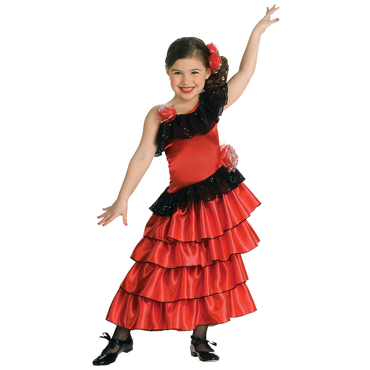 Enchanting Girl's Spanish Princess Costume for Themed Parties Dress Up and Halloween Celebrations