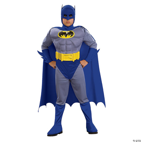 Batman Brave and Bold Costume for Kids Halloween Parties and Superhero Dress-Up Events