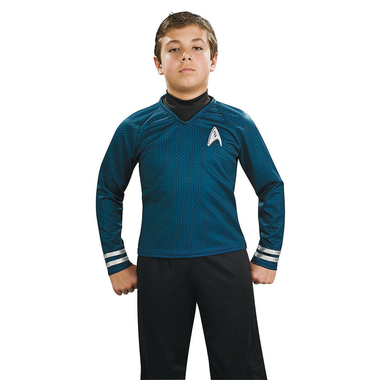 Deluxe Boy's Star Trek Blue Costume for Halloween Parties Dress-Up and Themed Events