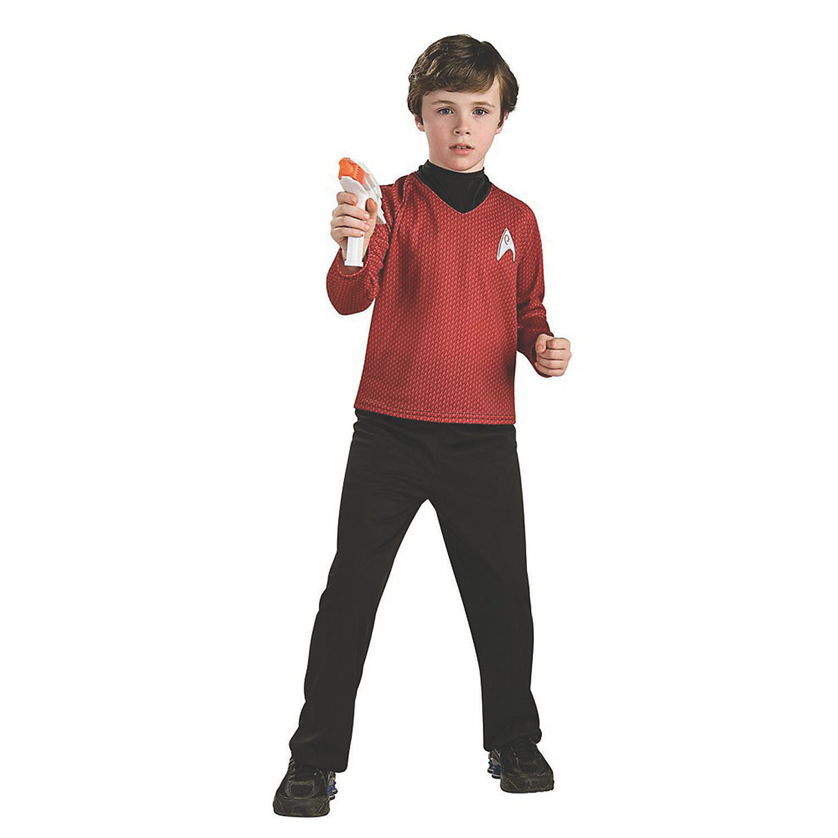 Deluxe Red Uniform Star Trek Costume for Boys Ideal for Halloween and Themed Events