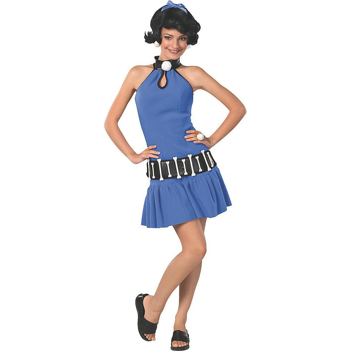 Classic Teen Betty Rubble Costume for Halloween Parties and School Productions