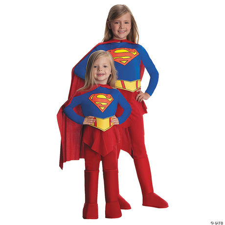 Girl's Deluxe Supergirl Costume