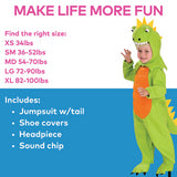 Dinosaur Unisex Costume for Kids Halloween Parties and Imaginative Play
