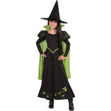 Enchanting Girl's Wizard Of Oz Wicked Witch Costume for Halloween Parties and Themed Dress Up Events