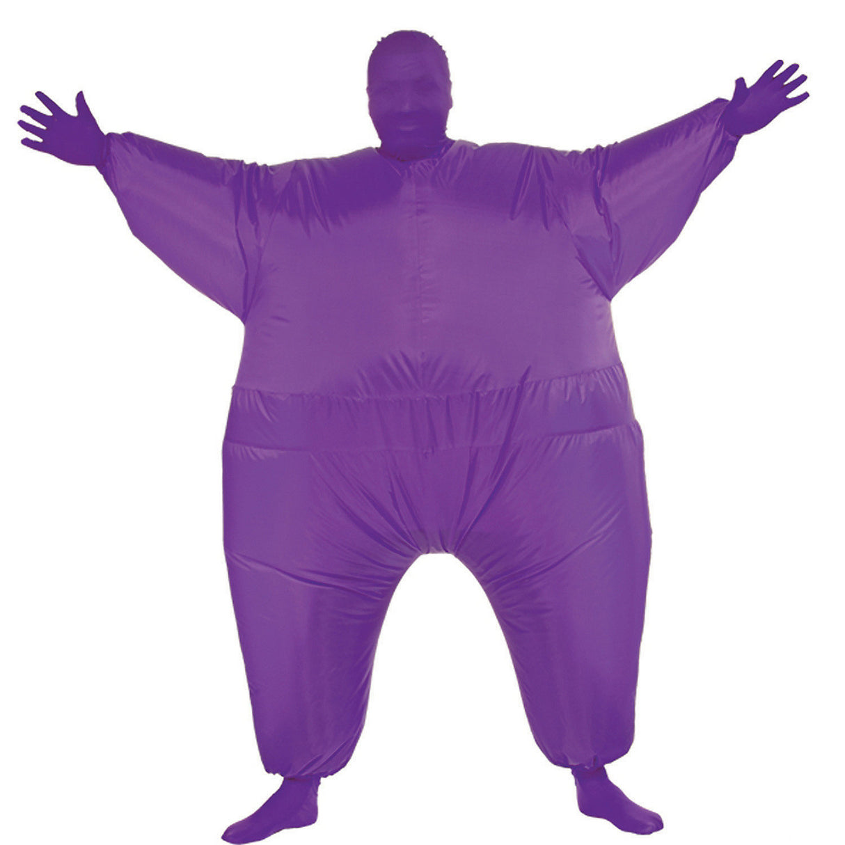 Unique Purple Inflatable Adult Skin Suit for Halloween Parties and Fun Costumed Events