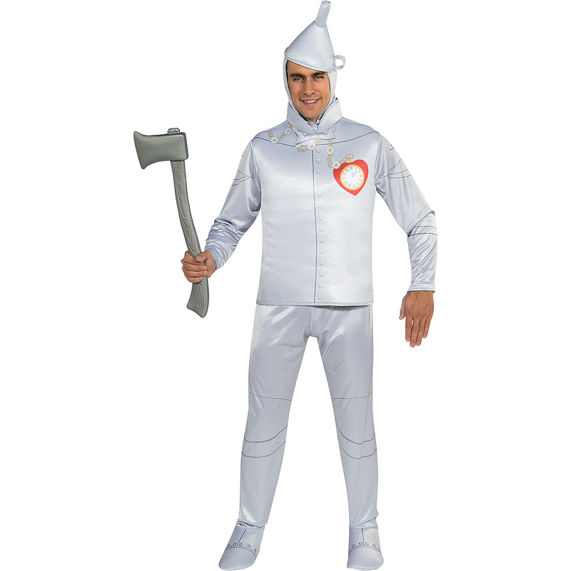 Classic Men's Wizard of Oz Tin Man Costume for Halloween Parties and Fantasy Themed Events