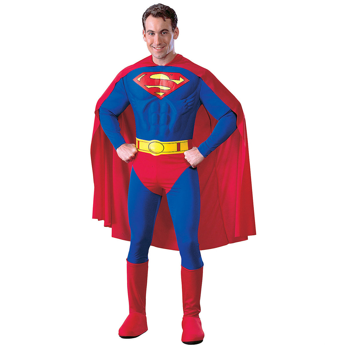 Men's Superman Costume for Halloween Parties Comic Con and Superhero Events