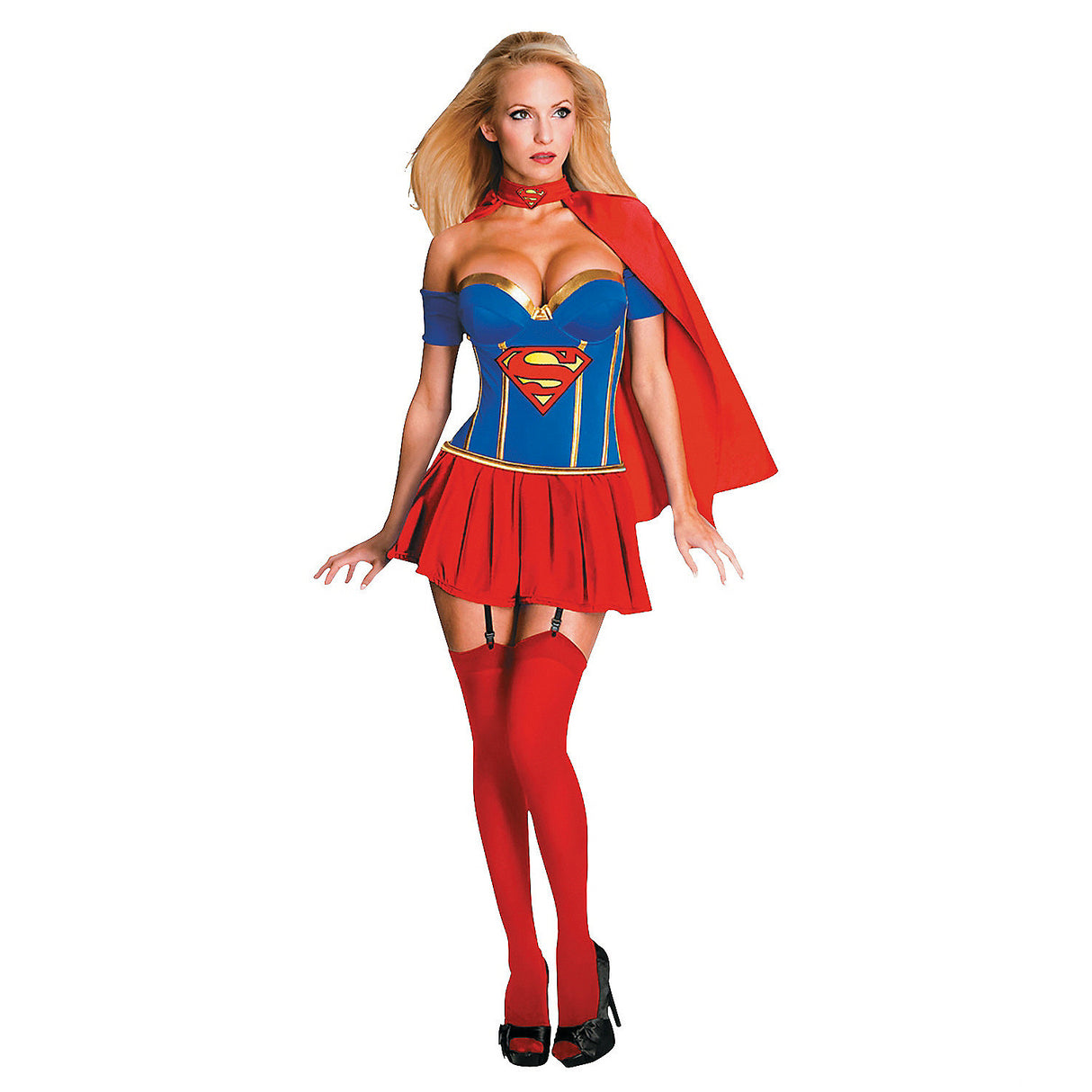 Women's Supergirl Costume for Halloween Parties Comic Cons and Superhero Events