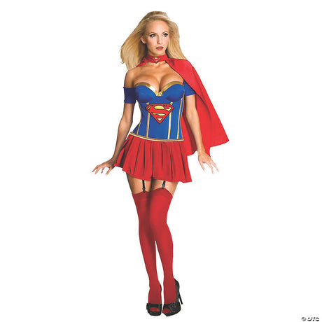 Women's Supergirl Costume for Halloween Parties Comic Cons and Superhero Events