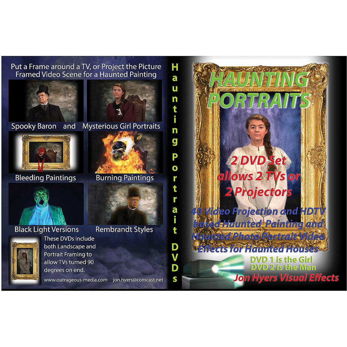 Haunting Portraits Combo DVD for Spooky Gatherings and Horror Theme Parties