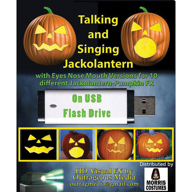 Unique Jack O Lantern Talk Digital Decor for Halloween Celebrations and Spooky Ambiance