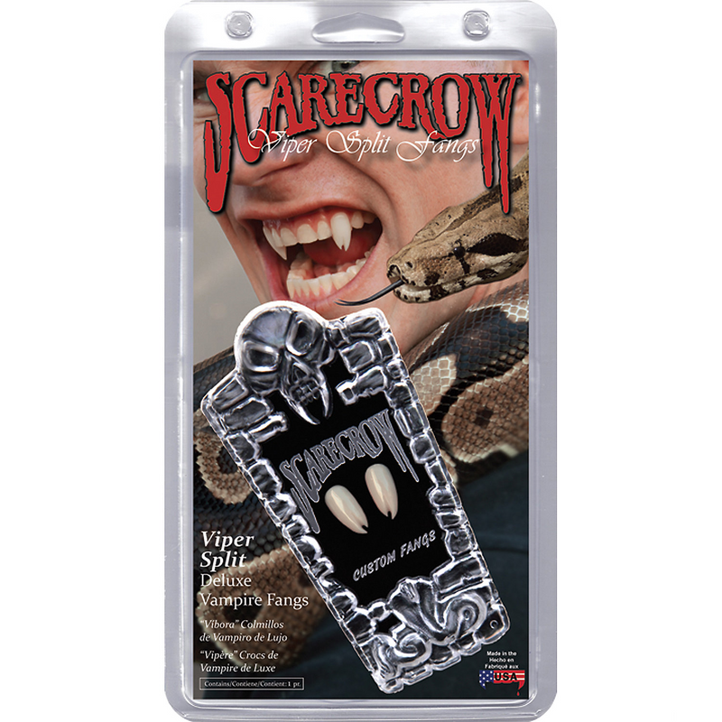 Scarecrow Viper Split Vampire Fangs