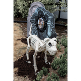 Brutus Bonez Skeleton Dog Halloween Decoration Heavy Duty Plastic Prop 36 Inches
