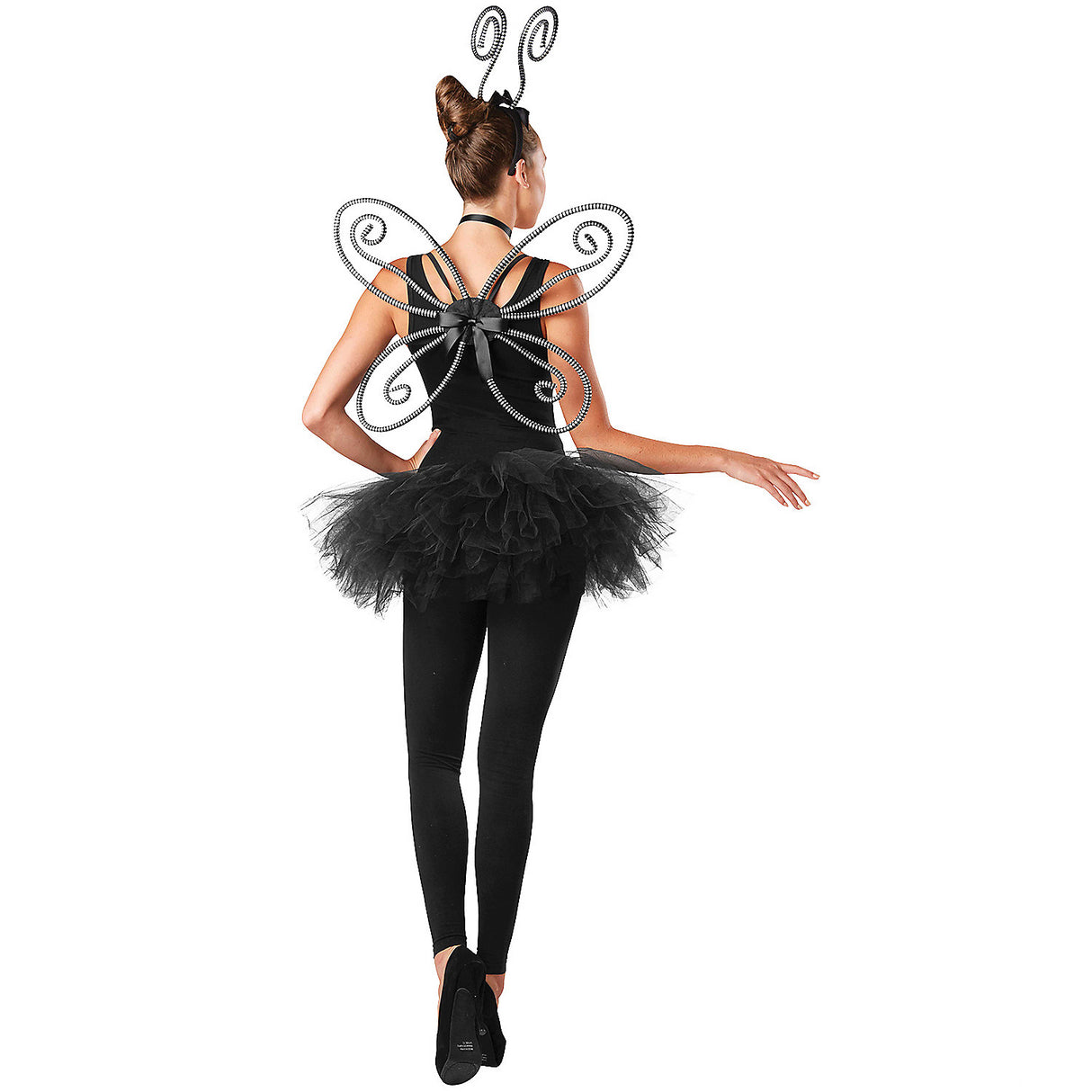 Whimsical Striped Antenna and Wings Set for Fairy Costumes and Themed Dress Up Events