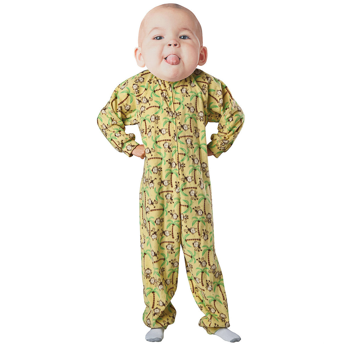 Silly Baby Face Mask for Costume Contest Parties Halloween Events and Fun Gatherings