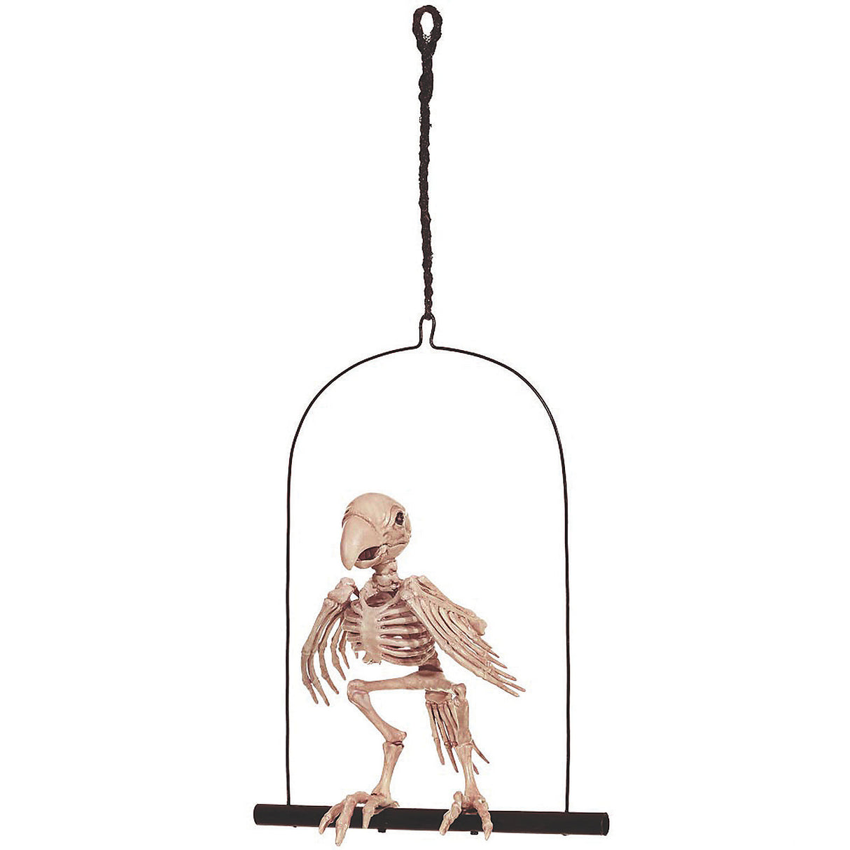 Unique Parrot on a Perch Halloween Decoration for Spooky Themed Parties and Home Decor