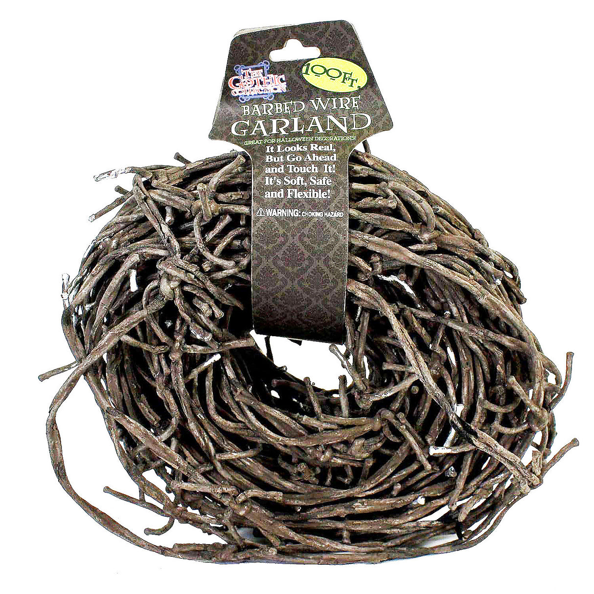 Spooky Rusted Barbed Wire for Haunted House Decorations and Halloween Events