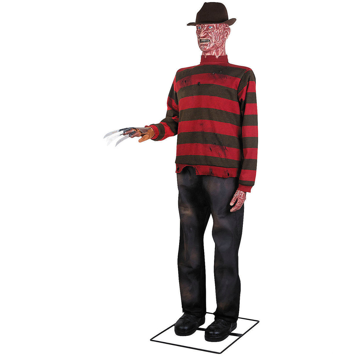 Life Size Freddy Krueger Animated Prop for Halloween Decorations and Spooky Events