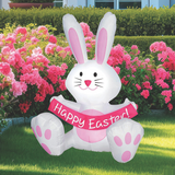 Happy Easter Bunny Airblown 4 Feet