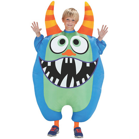 Inflate Scareblown Blue Child Costume