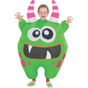 Inflate Scareblown Green Child Costume