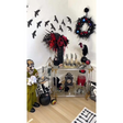 Wreath 15 Inch Lu Eyeball Black