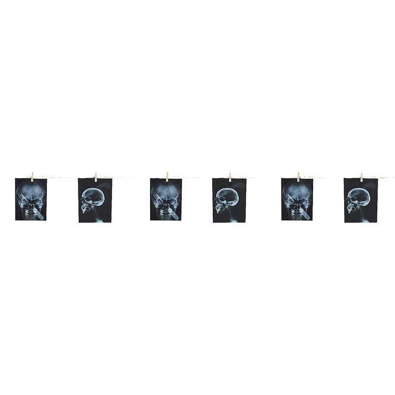 Spooky Torture X-Ray Garland for Halloween Decorations and Themed Parties