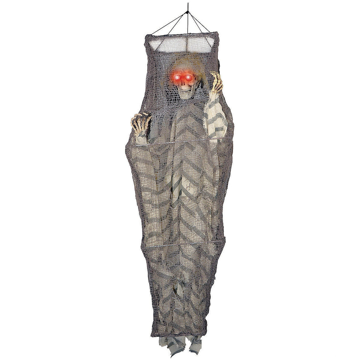 Chilling Shaking Reaper in a Cage for Halloween Parties Scary Decorations and Haunted House Themes