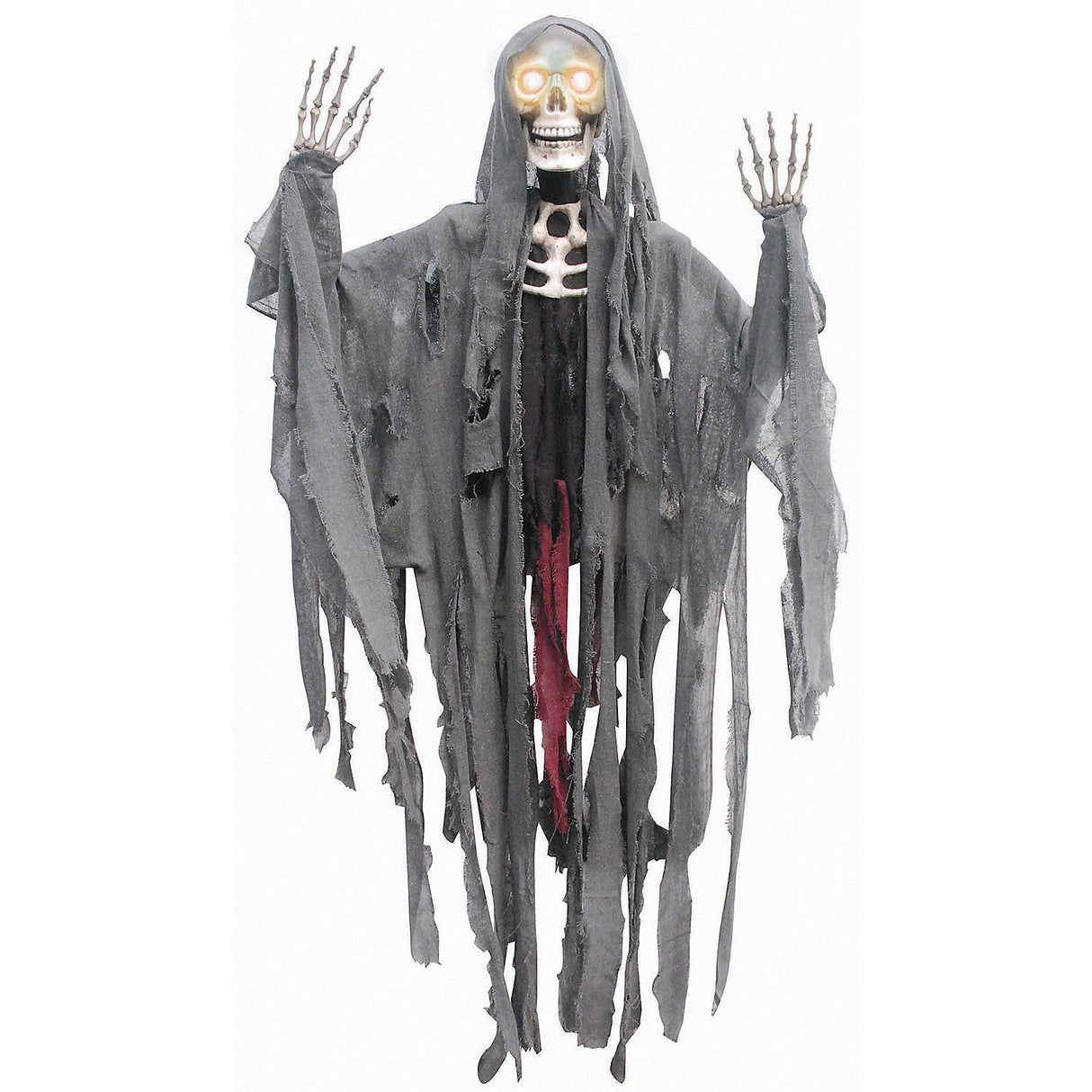 Spooky Hanging Reaper Prop for Halloween Parties Haunted Houses and Frightening Decorations