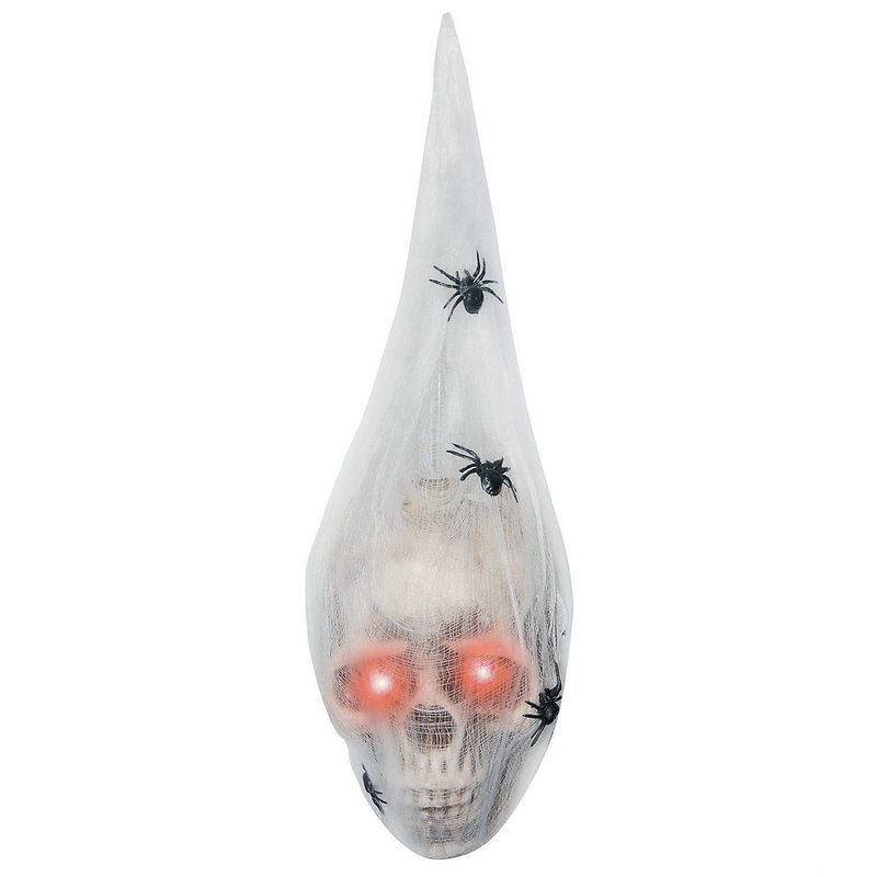 Light Up Larva Head Decoration for Spooky Halloween Parties and Decorations