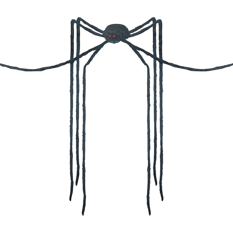 Realistic Black Spider Decoration for Halloween Parties and Spooky Home Decor