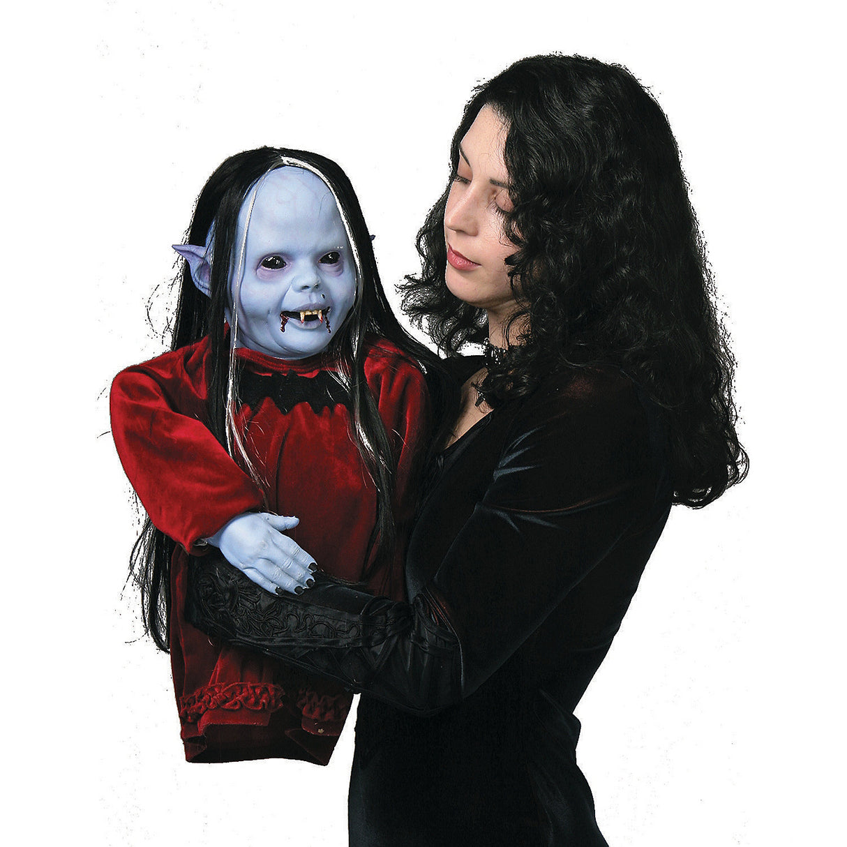 Spooky Nocturna Latex Puppet for Halloween Parties Events and Scary Decorations