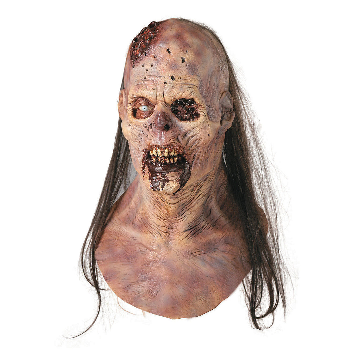Realistic Maggot Buffet Mask for Halloween Parties Cosplay and Spooky Events
