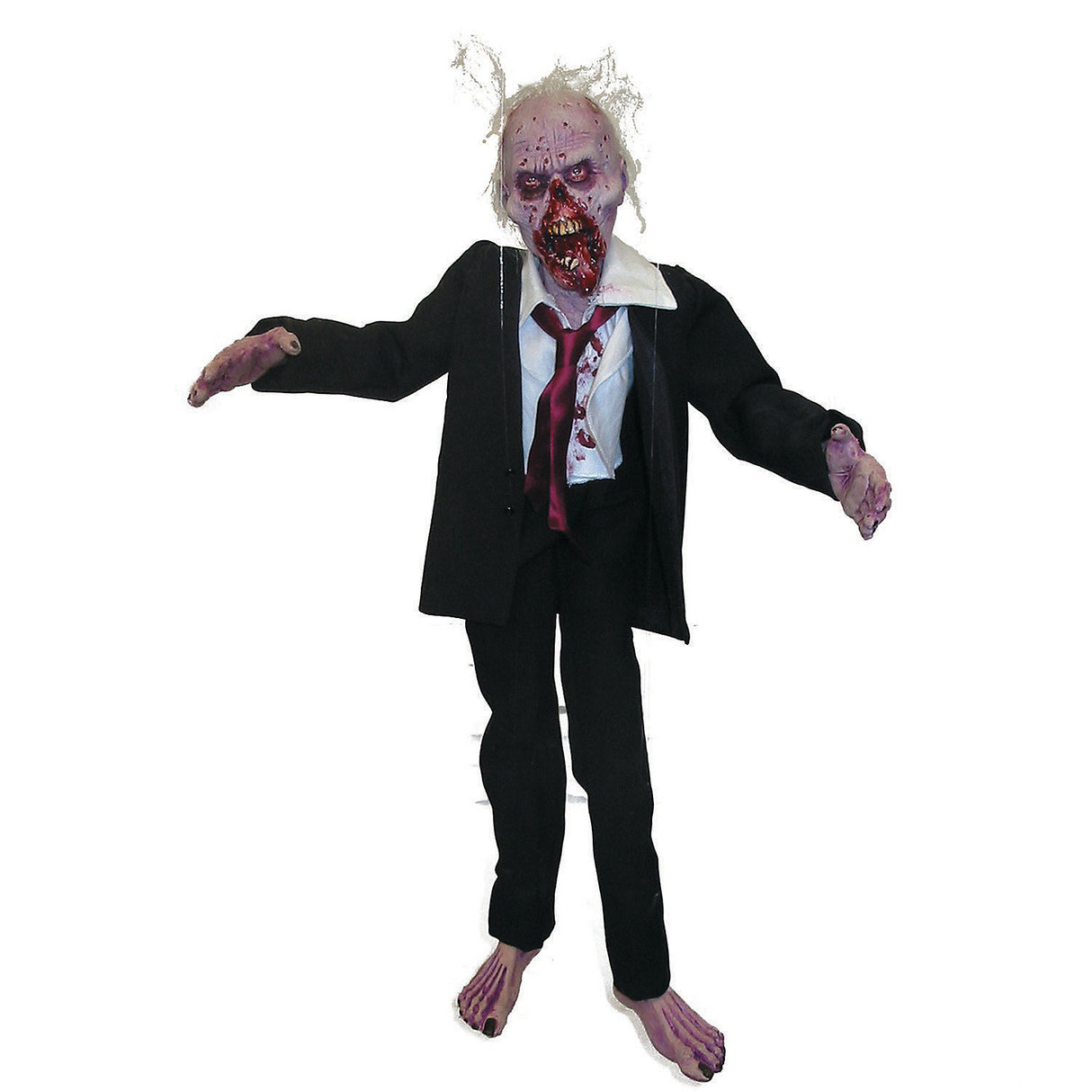 Grave Robbie Zombie Marionette for Halloween Decorations Trick or Treating Events and Spooky Parties
