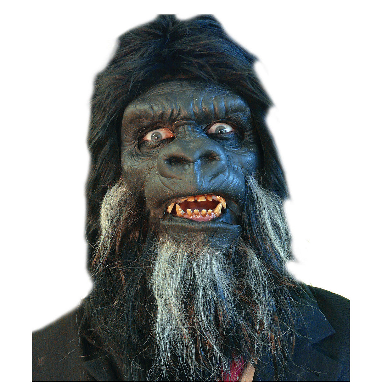 Premium Gorilla Face Foam Prosthetic for Halloween Parties and Jungle Adventures