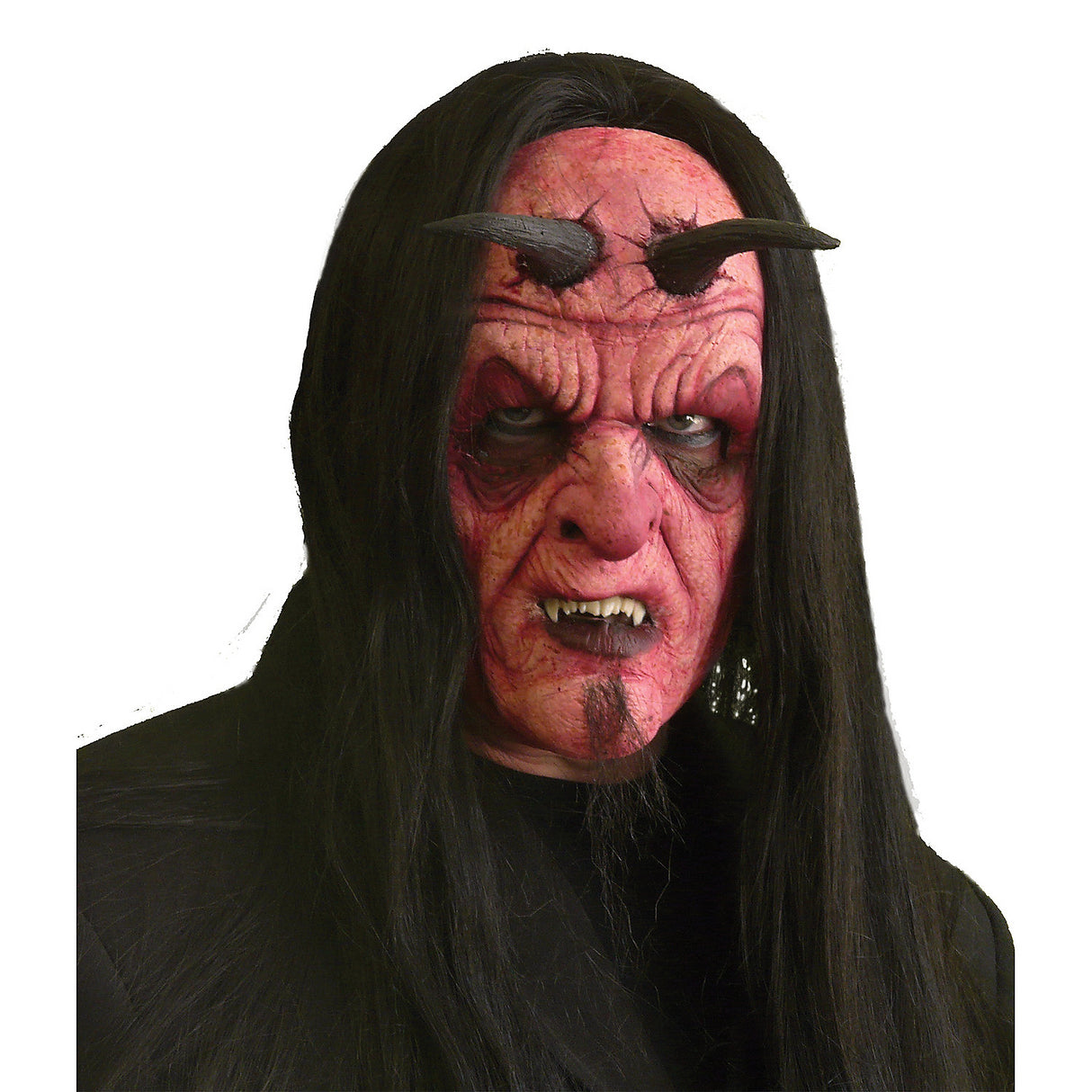 High-Quality Devil Full Face Foam Prosthetic for Spooky Halloween Costume Parties and Themed Events