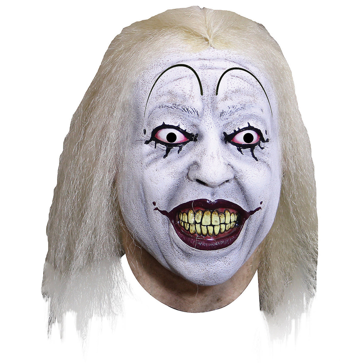 Spooky BASEBALL CLOWN MASK for Halloween Parties and Scary Costume Events