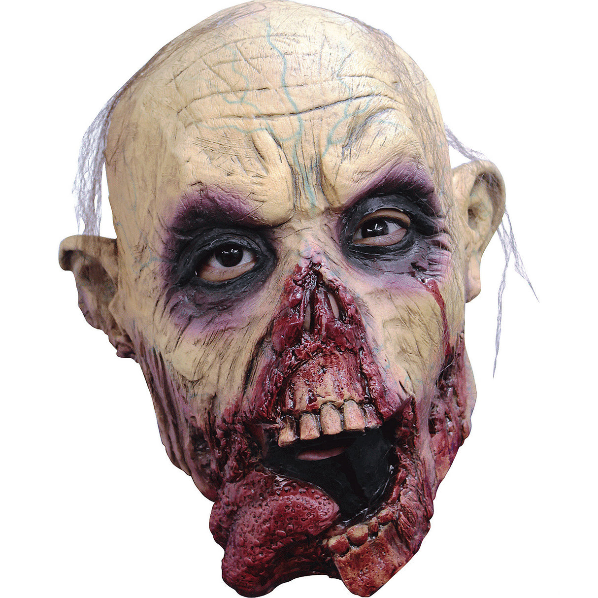 Gruesome Zombie Toung Jr Mask for Halloween Costumes Parties Scary Themed Events
