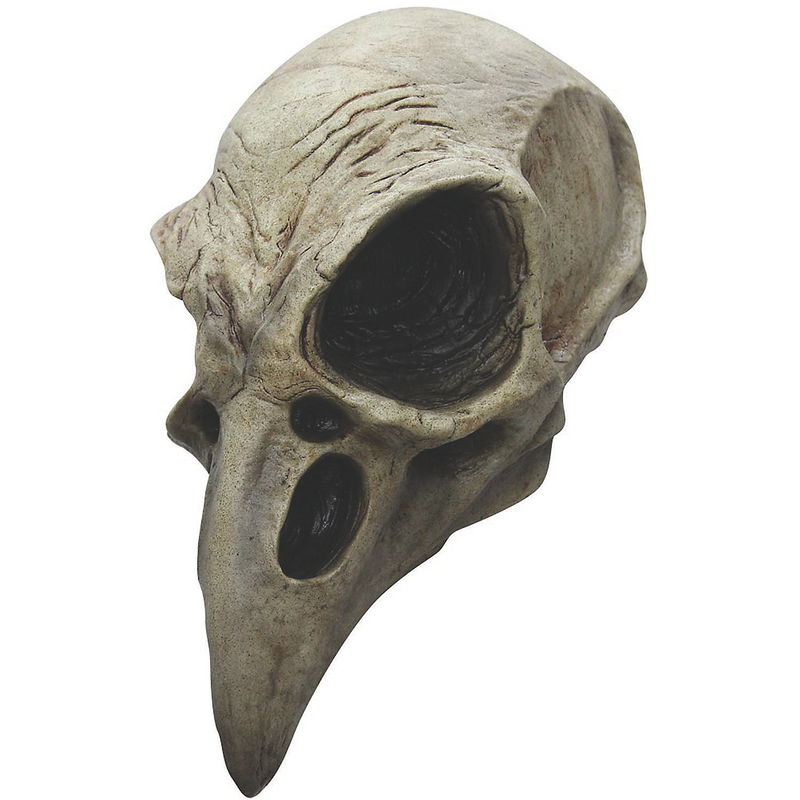 Spooky Crow Skull Adult Latex Mask for Halloween Parties Themed Events and Horror Nights