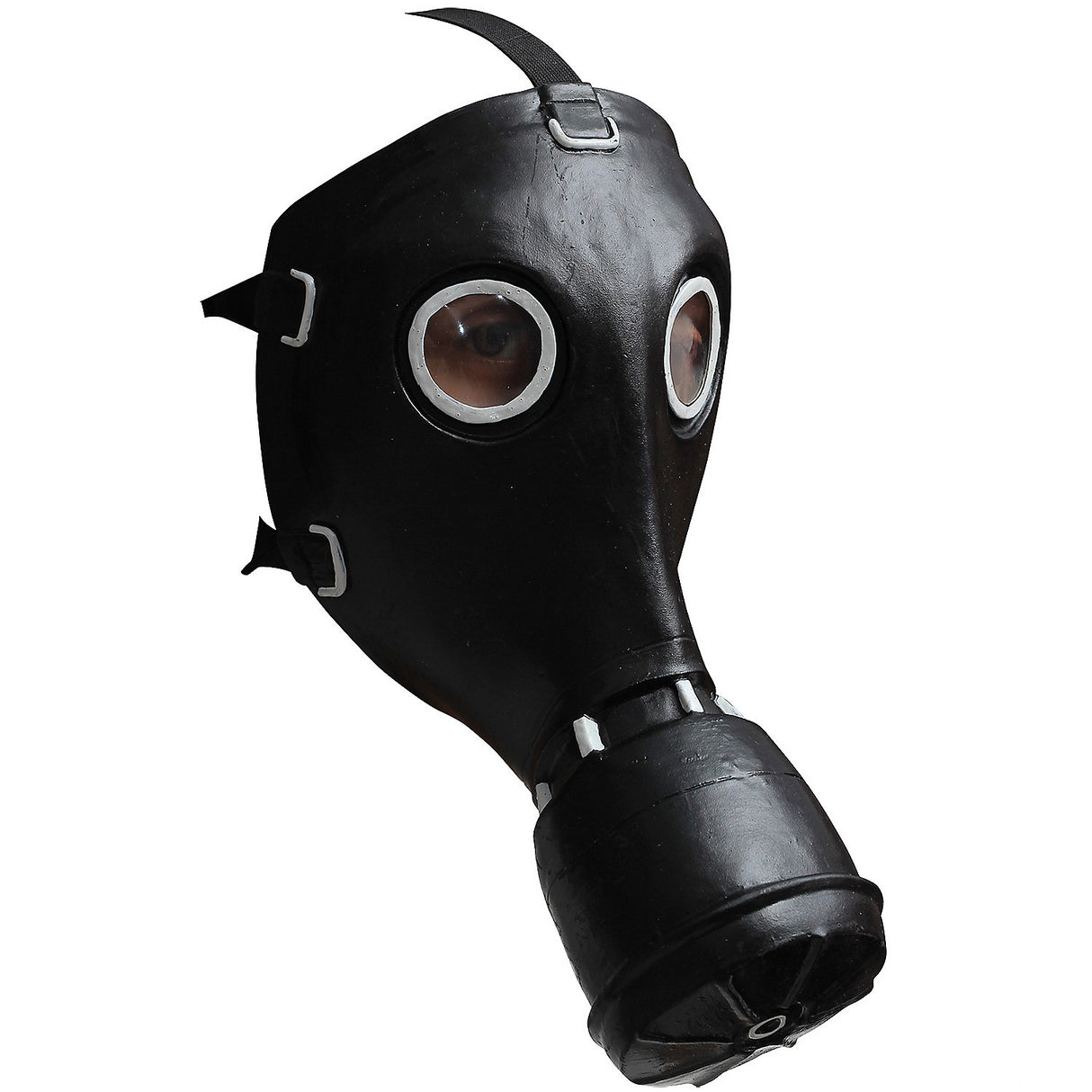 Authentic Black Gas Mask for Halloween Costumes Parties and Theatrical Performances