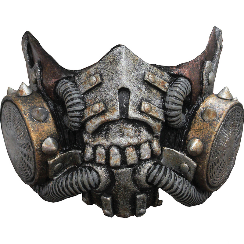 Scary Adult Doomsday Muzzle Mask for Halloween Parties and Steampunk-Themed Events