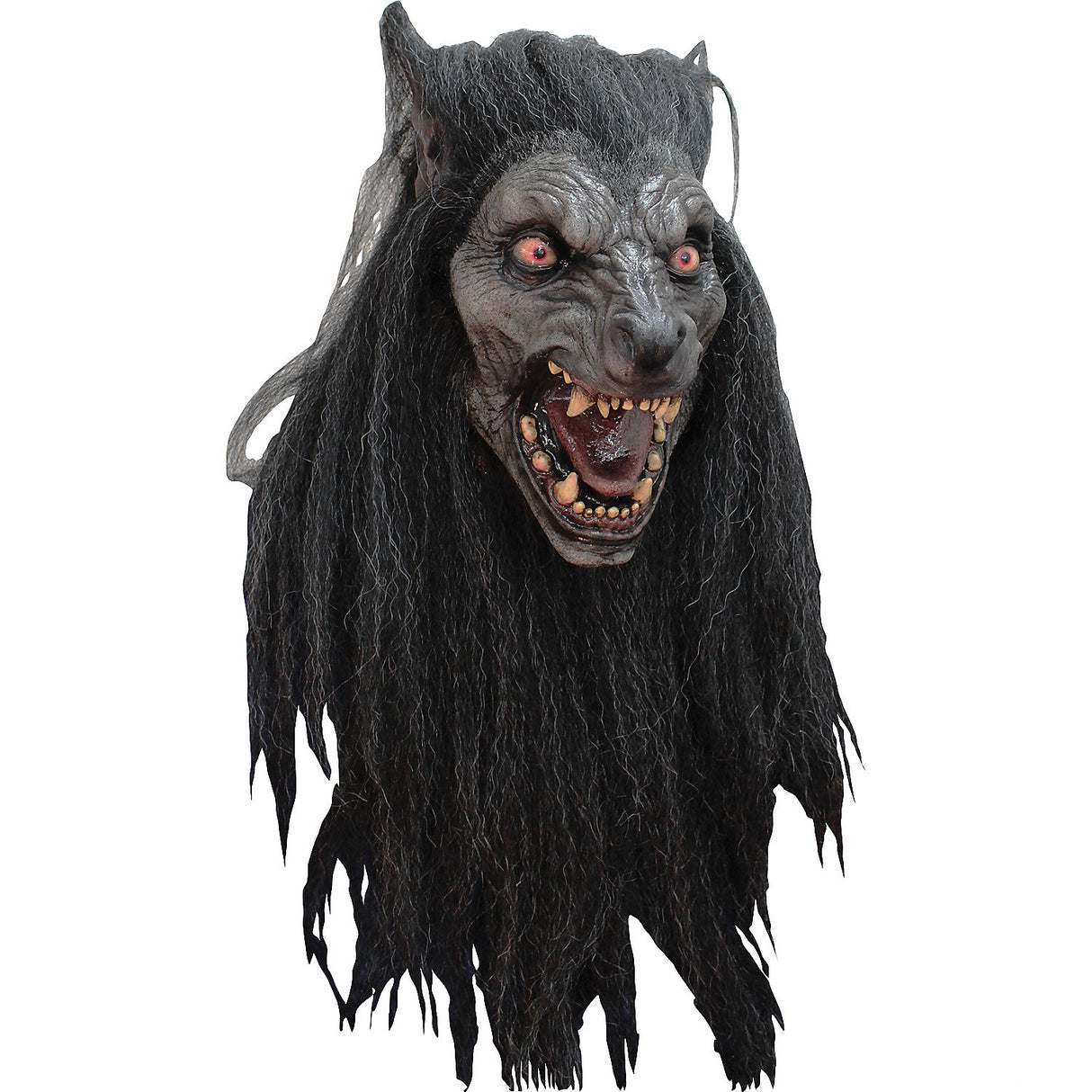 Intense Adult Werewolf Mask for Halloween Parties and Spooky Costumes